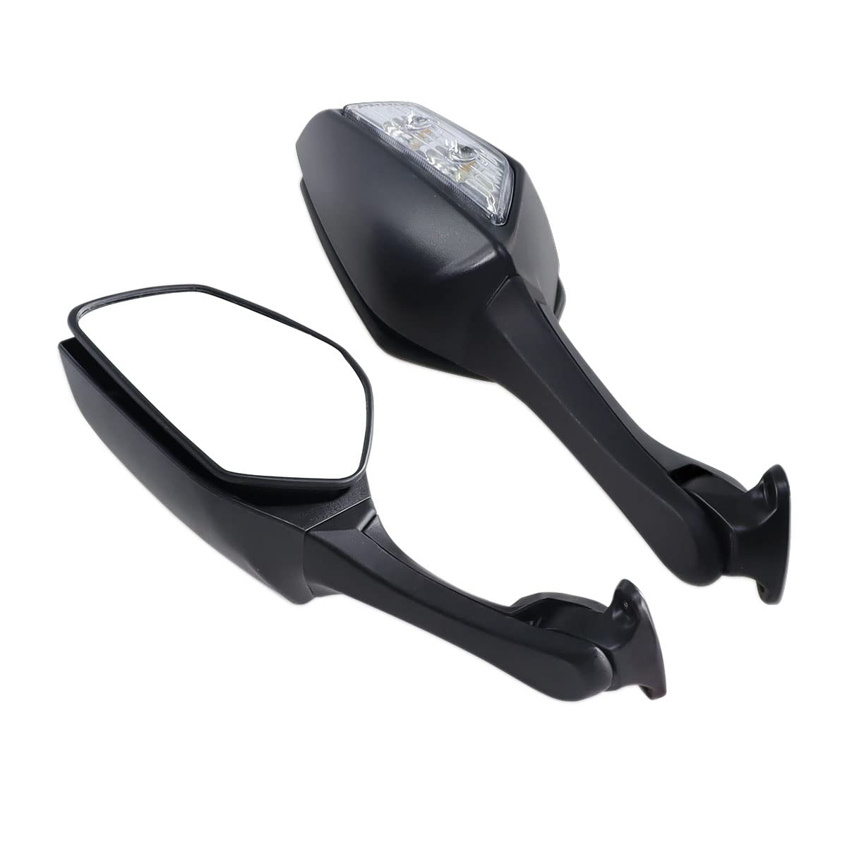 

YIBO Ninja Rearview Mirror for ZX10R Reflector with LED Motorcycle Rearview Mirror ZX-10R, H2, Light, чёрный