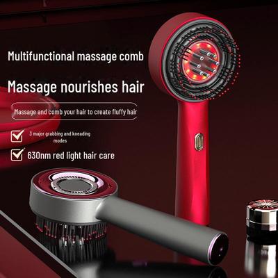 Bian Stone Scalp Massager & Red Light Hair Growth Applicator Comb