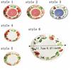 Round Plate Manual Garlic Masher Non-Slip Vegetable Grating Plate Ceramic Ginger Grater  Kitchen