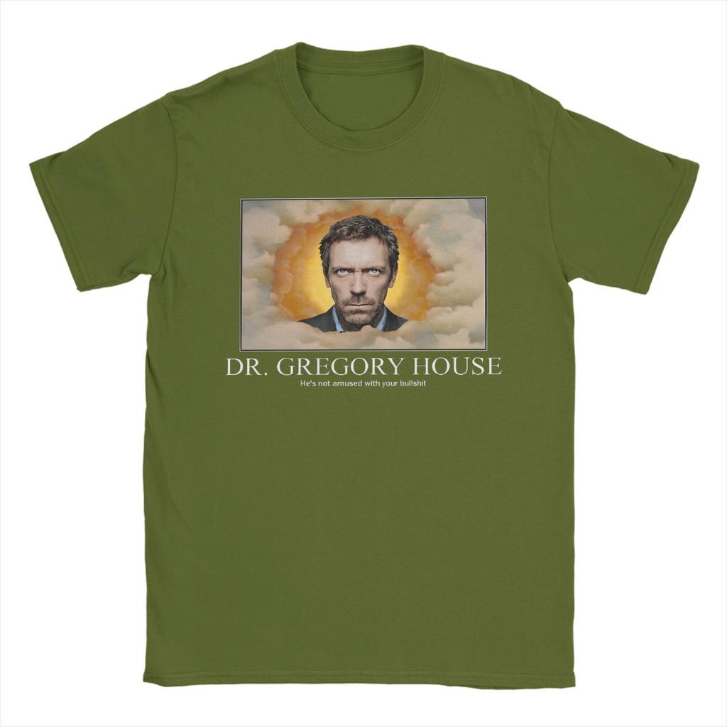 Dr Gregory House Vintage 2000s TV Show Doctor TShirt Beach  Cotton T Shirts For Adult Harajuku Print Tee Shirt  Clothing
