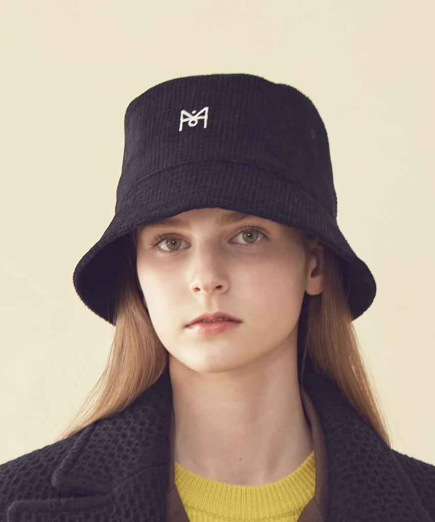 Moseu Corduroy Bucket Hat_Black