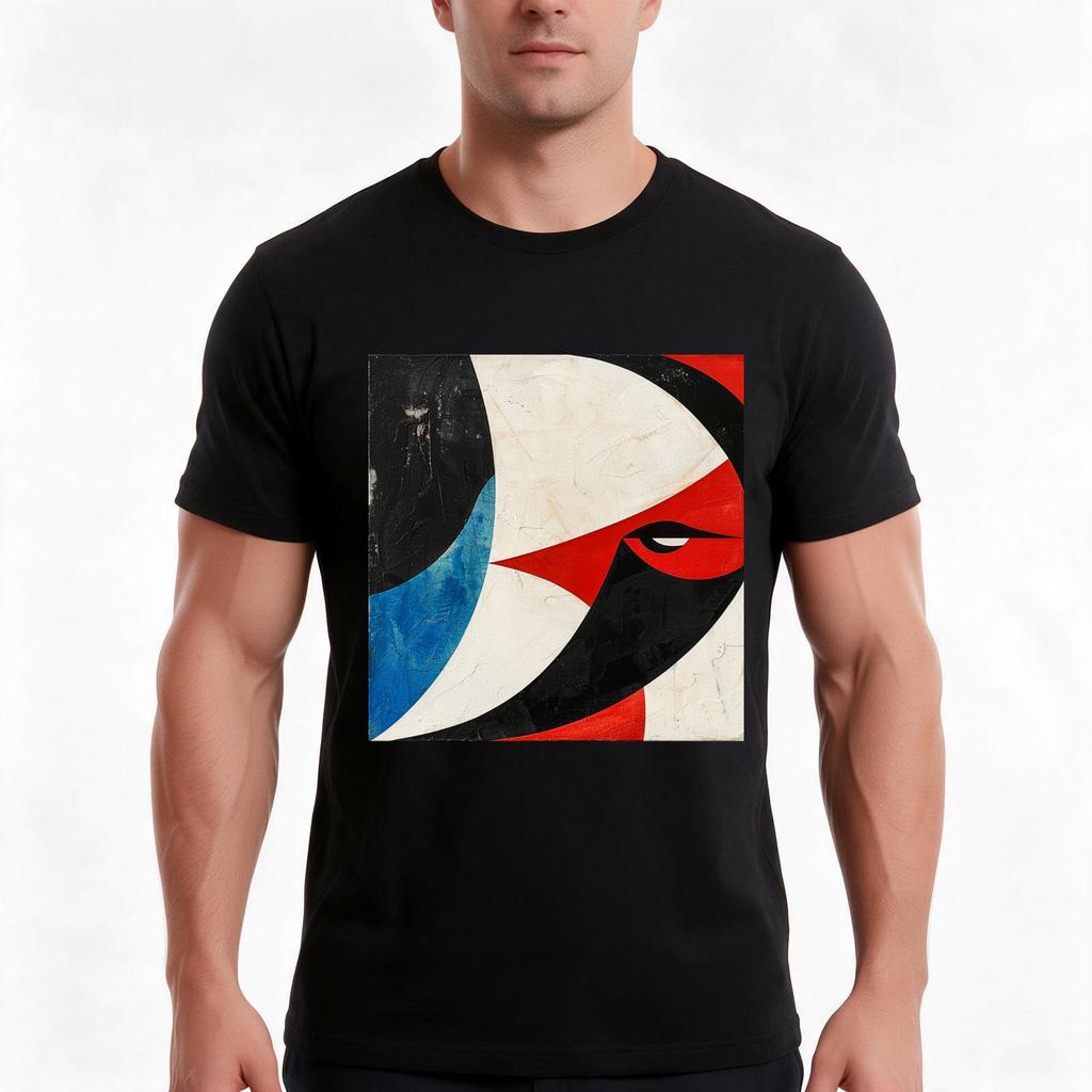 Red Moon Tshirt Summer Casual Cotton Tee Oversized Streetwear Tops Vintage Graphic Print Loose Fit Short Sleeve