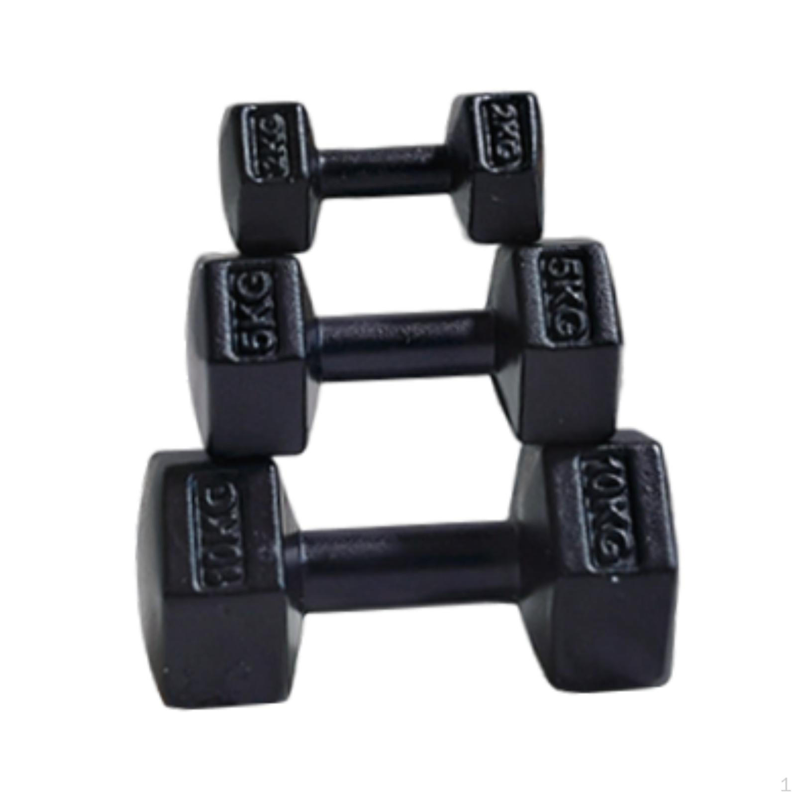 

Миниатюрный фитнес-набор из 3 предметов для кукольного домика с гантелями и чайником