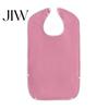 Machine Washable Mealtime Bibs Adult Large Bib, Solid Color Waterproof Clothing Protector, with Deep Crumb Snap Buttons Catcher Design, Adjustable