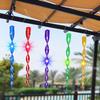 10pcs 360 Degree Rotation Bird Repellent Rods Reflective Wind Spiral Waterproof Bird Repeller Plastic 30CM Length