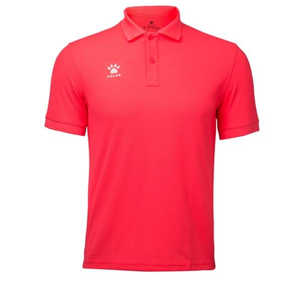 KELME 3891064 Men'S Polo Shirt Neon Red