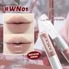LEEMEMBER Limon Double-Ended Matte & Water Gloss Lip Set with Primer and Nude Lipstick.