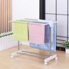 Folding Floor Towel and Clothes Rack for Bathrooms and Bay Windows