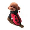 Pet Clothing, Halloween 3D Ladybug Dog Cotton-padded Jacket, Funny Puppy Coat