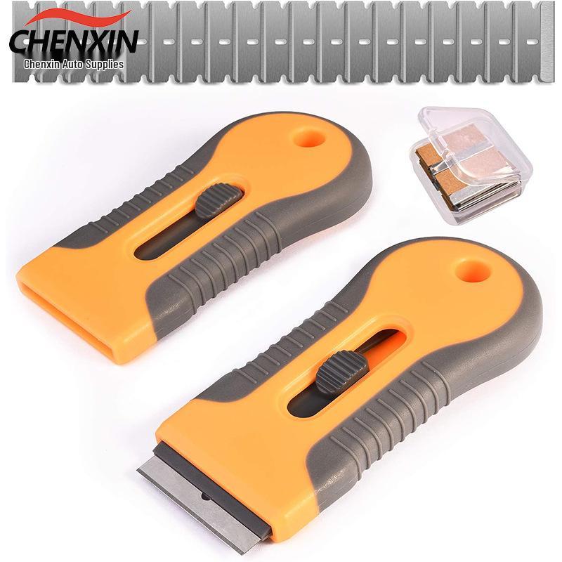 Retractable Car Film and Glass Glue Removal Scraper