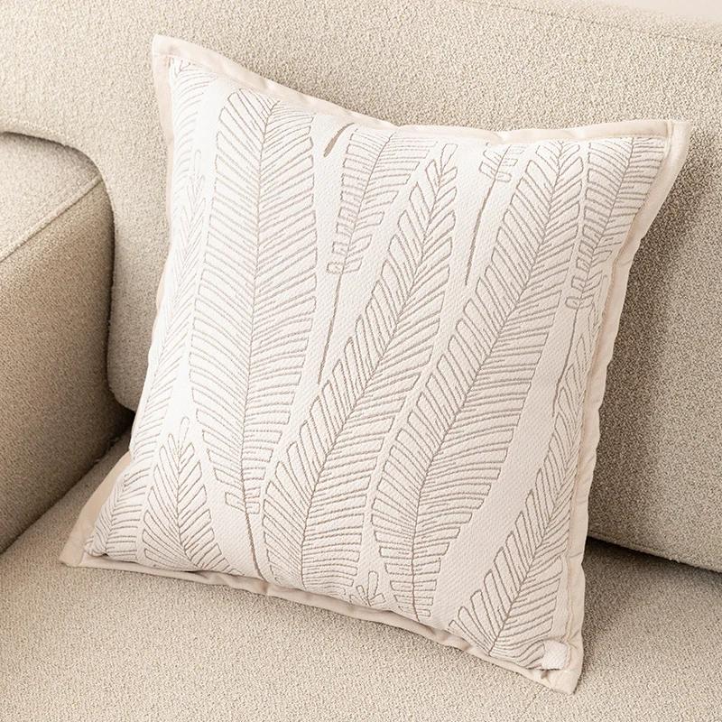 Skin-friendly Chenille Pillow Cover Cushion Cover (excluding Filling) Living Room Sofa Decoration Cushion Cover