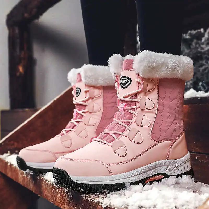 41 Plush Woman Hike Silver Boots Ladies Shoes Husband Sneakers Sport Trend Kit Super Comfortable New Fast Pro Maker Sheos