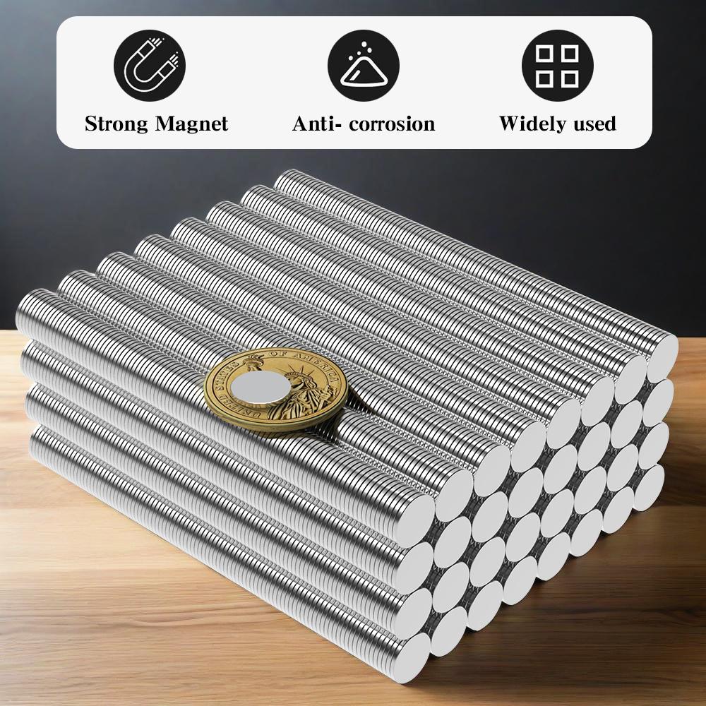 10x1mm Magnete Kühlschrankmagnete für DIY Büro Whiteboard Werkstatt Geeignete Werkzeuge Zuhause Arbeitsplatz