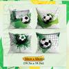 Football (Sport) Cushion Pillowcase Printed Polyester 40/45/50Cm Throw Pillowcover Decorative Sofa Cushion Pillowslip Home Decor