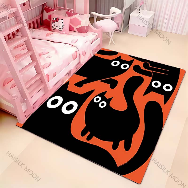 3D HD Tisk Umění Vtipný Kočičí Koberec Novinka! Koberec do obývacích pokojů, ložnic, kancelářských prostor, odolný, dekorativní podložky do dětského pokoje