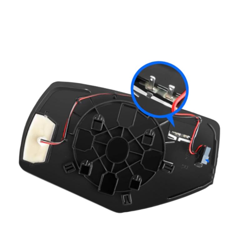 Heated Side Mirror Glass Lens w/ Turn Signal Backing Plate For Chevrolet Silverado GMC Sierra 1500 2500HD 3500HD 2015 2016 2017