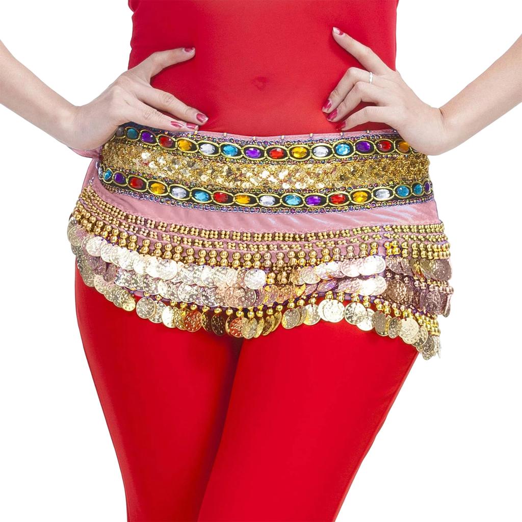 Ladies' Belly Dance Hip Scarf, Waist Chain Hip Scarf, Tassel Chiffon Performance Dress, Waist Scarf