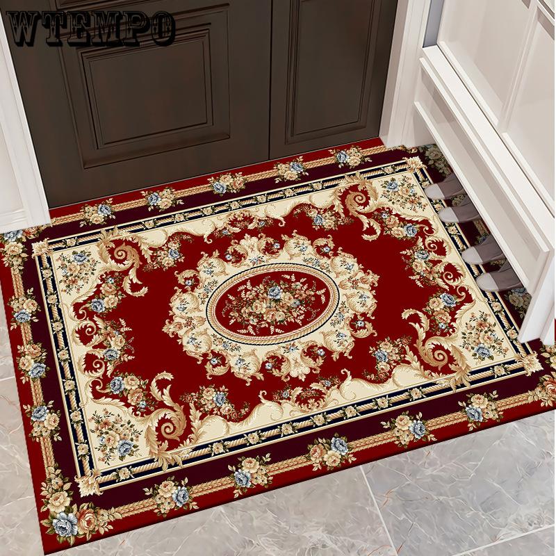 Vintage Living Room Carpet Ethnic Style Bedroom Bedside Carpet Hotel Homestay Fully Carpeted