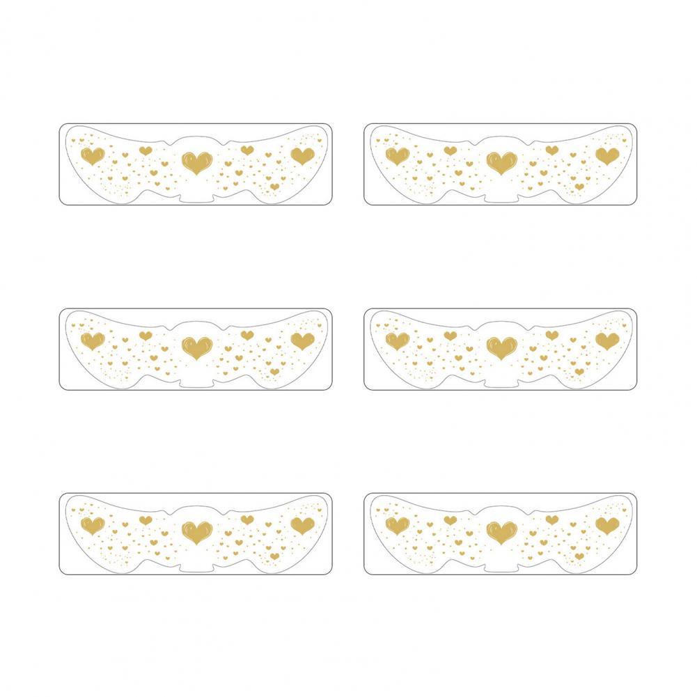 6Pcs Gold Glitter Freckles Face Tattoo Stickers Waterproof Artificial Freckle Patches Shimmering Makeup Speckles Freckle Tattoos