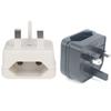 2 Pin to  3 Pin EU to UK Power Socket 250v Plug Converter New Charger  Travel