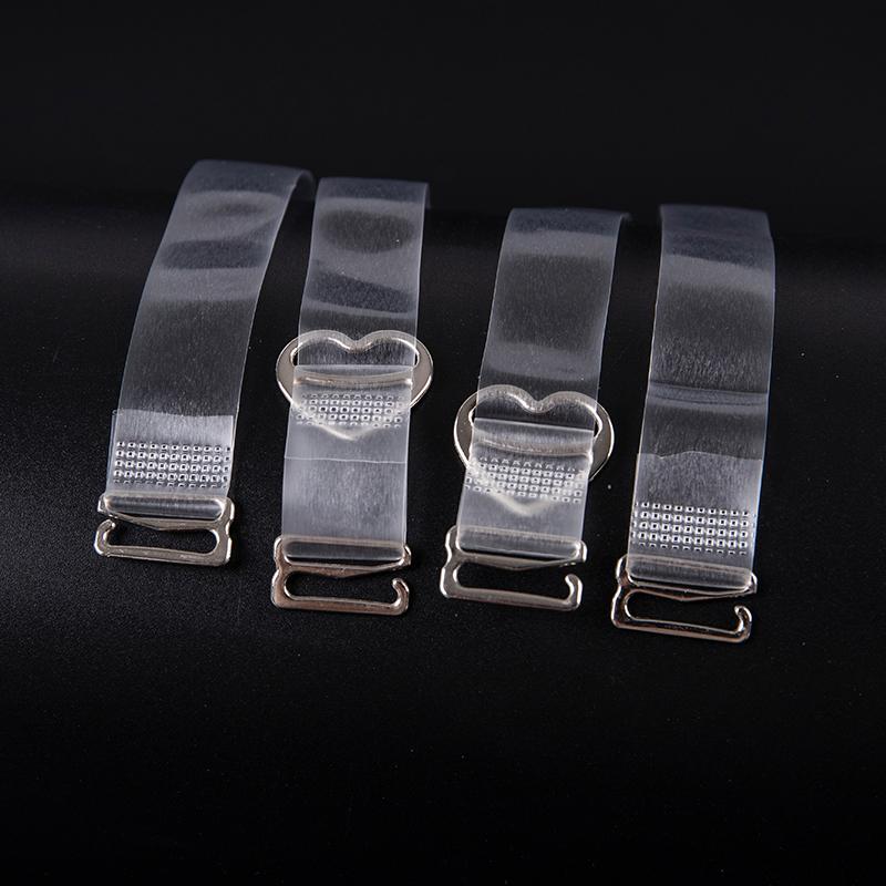 

1 пара высокоэластичных бюстгальтеров, нижнее белье, регулируемые невидимые бретели Heart Frosted 1.5cm