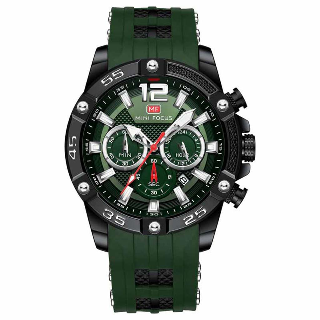 Men's Waterproof Luminous Running Alarm Clock Watch