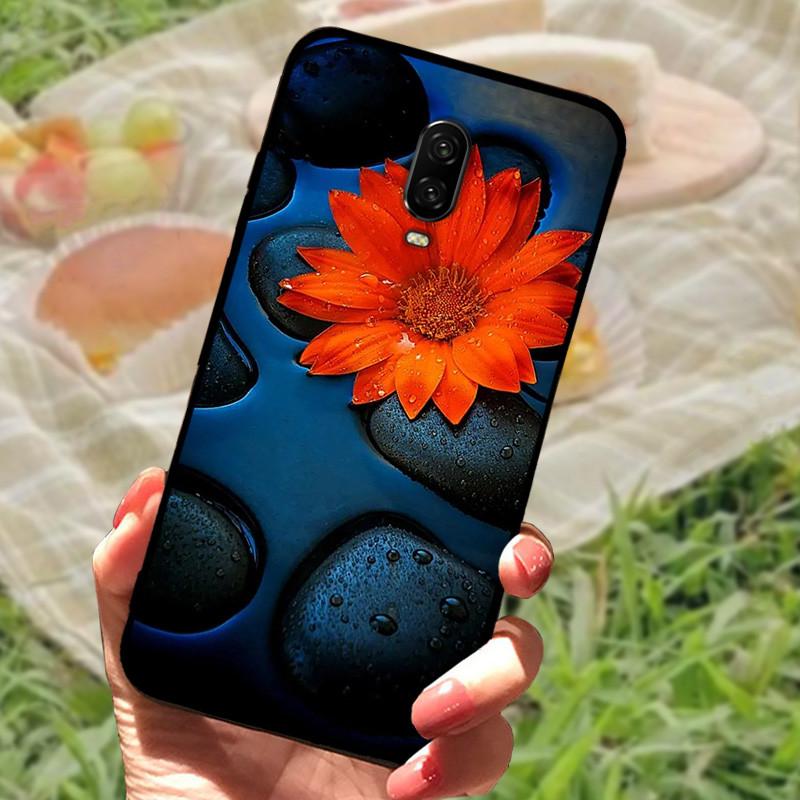 For Oneplus 6T Case Silicone Soft TPU Phone Cover For One Plus 6 6T Case Bumper For Oneplus 6 6 T Capa Mabrle Fashion Coques