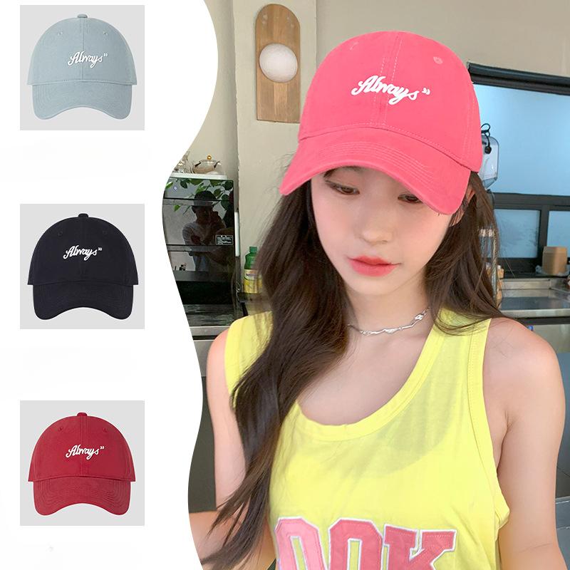 Fashion New Soft Top Baseball Cap for Women  Fashionable Letters Hot Painting Outdoor Casual Sun Visor Baseball Cap