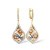 2026 New Flower Dragonfly Painted Oil Earrings for Women, Handmade Enamel High-end Exquisite Chinese Countryside Accessories
