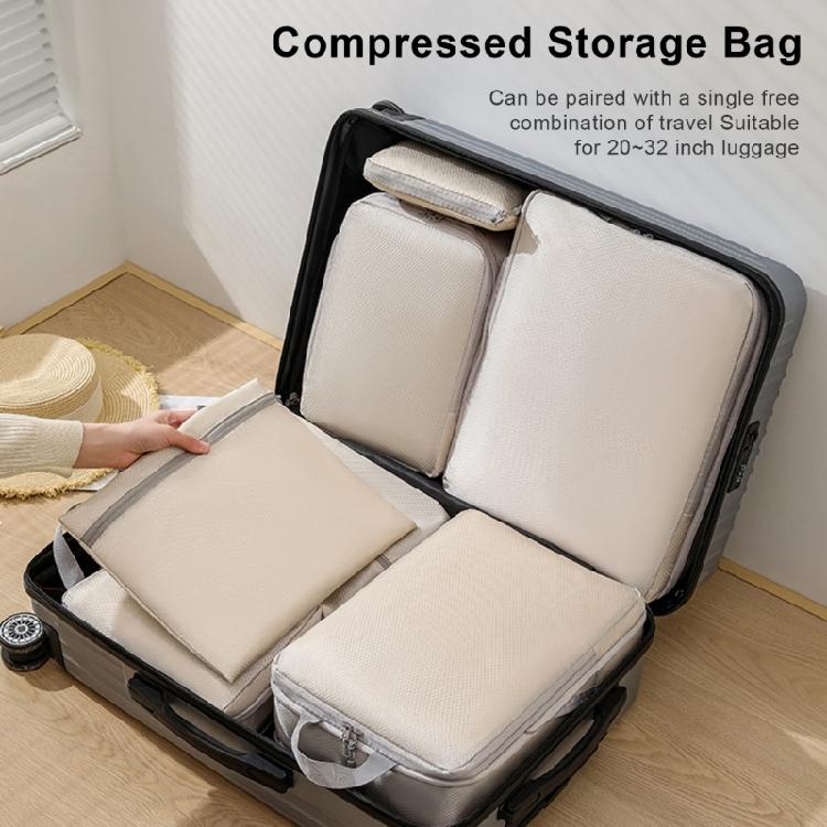 4 Pieces Polyester Compression Storage Bag Practical Closet Organizers Efficient Closet and Luggage Management Tool