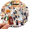 50pcs Cartoon Anime Haikyuu!! Stickers Decals Skateboard Laptop Suitcase Phone Diary Funny Waterproof Sticker for Kids Toys
