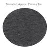 500pcs 25mm Nonwoven Round Piece White Black Cloth Flake Accessories Pre Cut Non-Woven Fabric Felt Craft Pads DIY Accessories