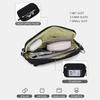 Women's Keychain Wallet The Wallet Zip Waterproof Nylon Card Wallet Pouch Wristlet Zip Card Case With Clear ID Window