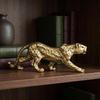 Antike Messing Leopard Figur Metall Panther Statue Retro Tier Ornament Schreibtisch Büro Dekoration Sammlerstück Handwerk Party Geschenk