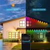 Smart WIFI Eaves Lights Permanent Outdoor Waterproof Lights RGBIC Lighting Strings Alexa Google House Party Wedding Decor