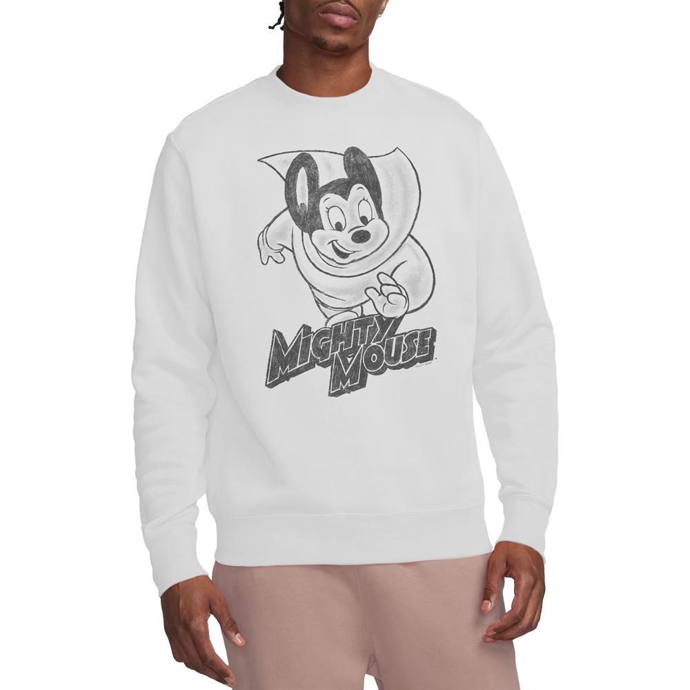 Mighty Mouse Unisex Adult Mighty Sketch Sweatshirt