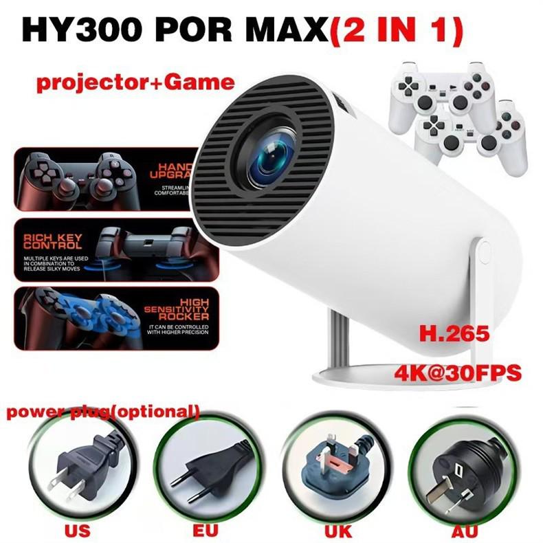 2026 Germany Cross-Border Projector HY300max/HY350max: Android Home Entertainment