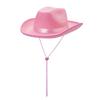 Children'S Hat Kids Girls Boys Cowboy Hats Wide Brim Western Cowgirl Hat With Adjustable Strap Costume Accessories