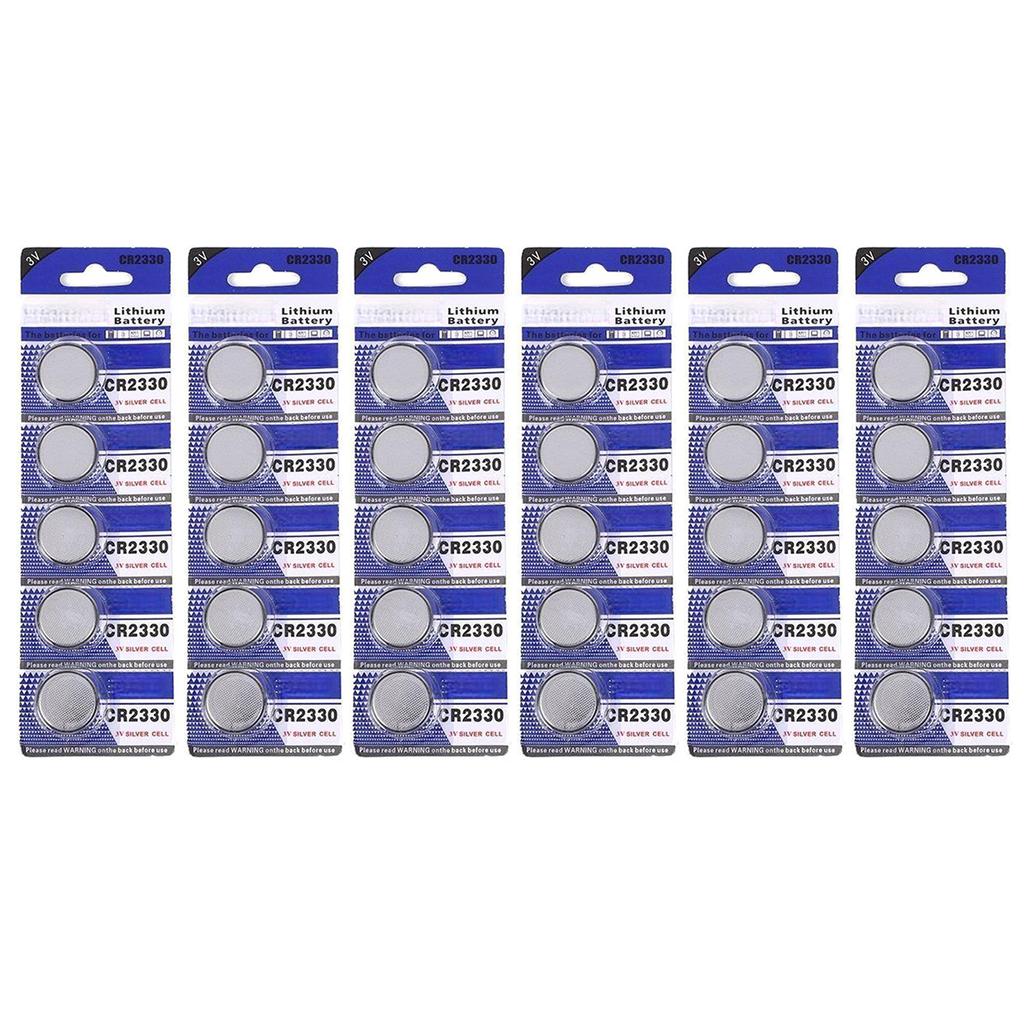 5/10/15/20/25/30Pcs CR2330 Button Cell Battery 3V for Car Remote Control Power Supply Solution(5pcs/card)