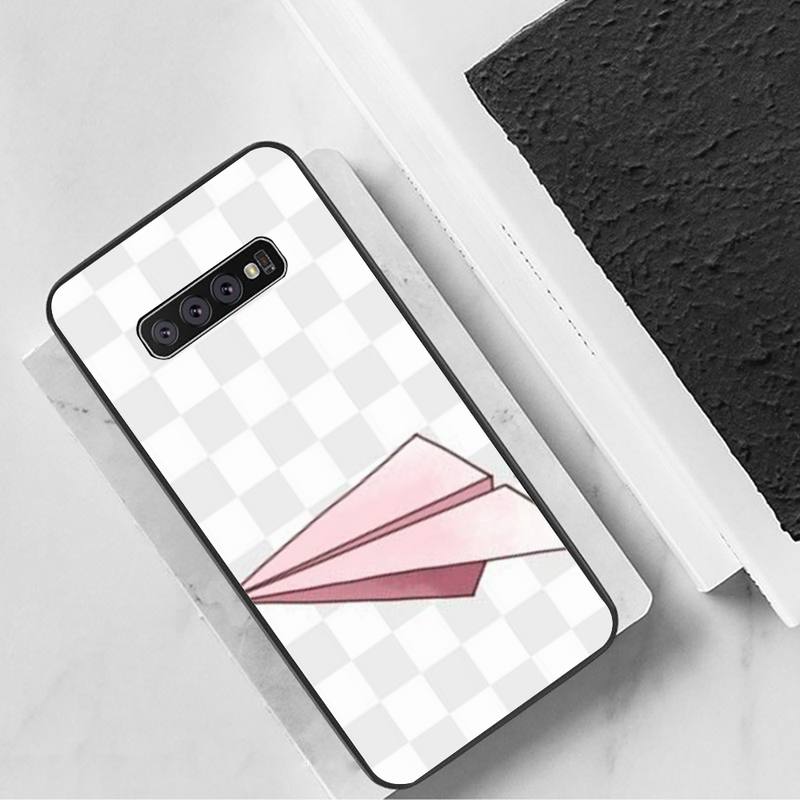 

Чехол для телефона Бумажный самолетик для Samsung Galaxy S7 Edge Plus S9 S20Plus S20ULTRA S10lite S225G S10 GalaxyS21S30
