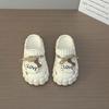Fashion hole shoes spring and summer new non-slip garden shoes EVA outer wear women's cool slippers thick-soled beach DIY bag