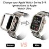 Armor Case for Apple Watch Ultra 3/2/1 49mm Series11 10 46mm 42mm Metal Protector Aluminum Cover Frame for IWatch Series 9 8 7 6 5 4 SE3 44mm 45mm