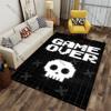 Game ending skull symbol carpet Yoga living room room decor children's crawling mat doormat area rug games mat