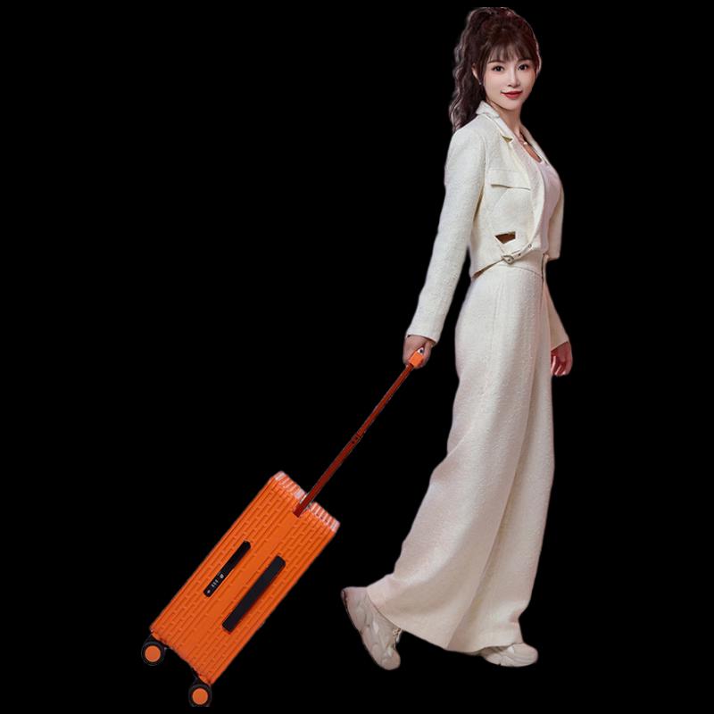 Cmierf Kuect Stylish PC Hardside Spinner Luggage 20 inch