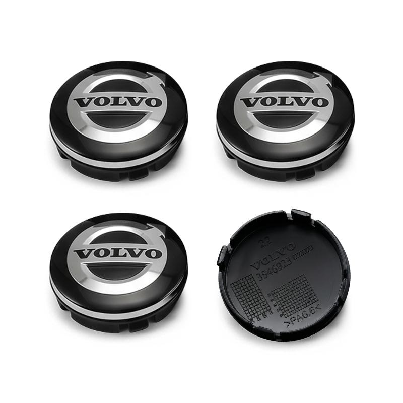 For Volvo XC90 XC60 XC40 V40 V50 V60 S40 S50 S60 S70 S80 S90 240 C70 Vnl Truck 4Pcs 56mm Car Wheel Center Caps Hub Cap Covers Emblem