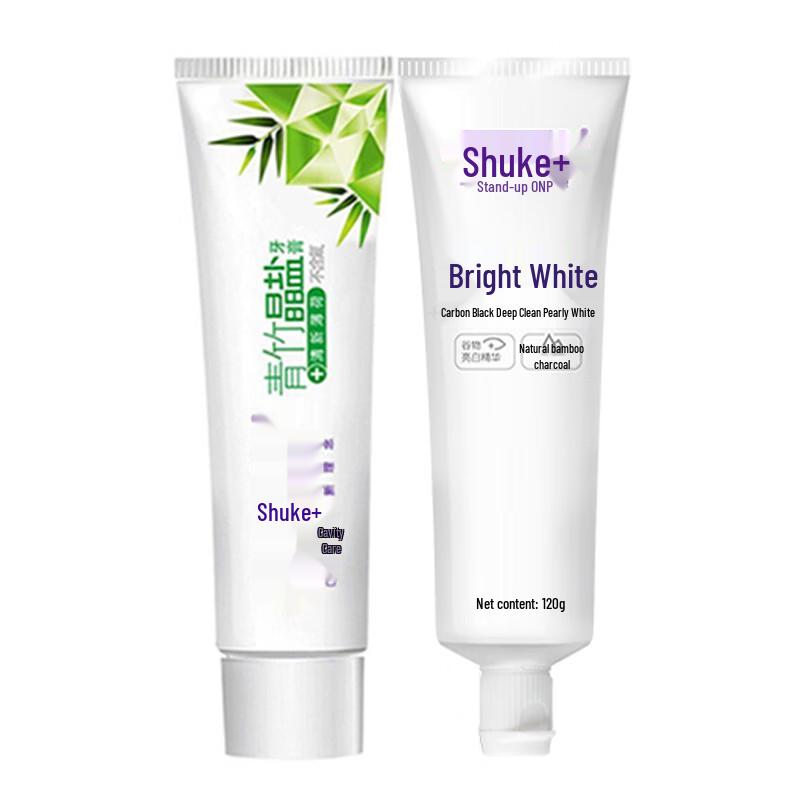 

Shuke Green Bamboo & Crystal Salt Brightening Toothpaste Twin Pack