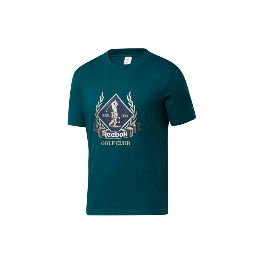 Reebok Cl Ts Golf Graphic Tee Unisex Tops Pine-Green GS1655