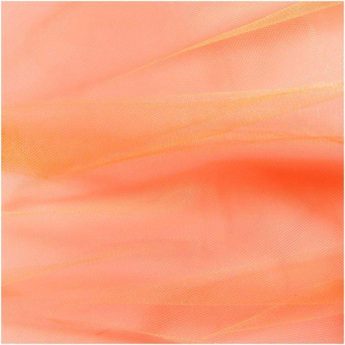 Tulle Roll 50 Cm X 5 M - Fluorescent Orange