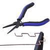 Flat Nose Pliers Thin with Up to 22mm Smooth Jaw For Jewelry Making Pliers Electronics Repair With Ergonomic Handle