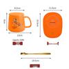 Tuoqiao Cartoon Little Bear Thermostatic Mug Set